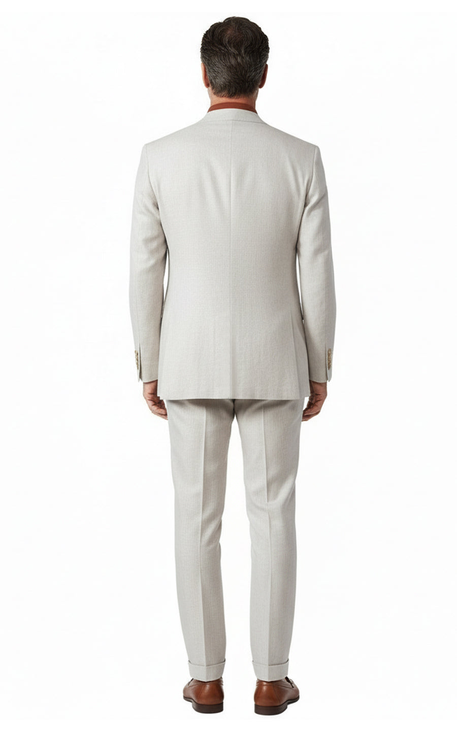 Men's Suit Customization Linen Beige Casual Set