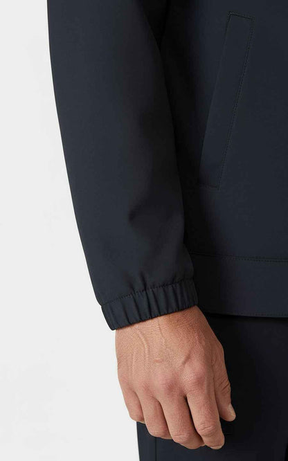 Mens Navy Blue Hooded Jacket Premium Tailored Casual Wear