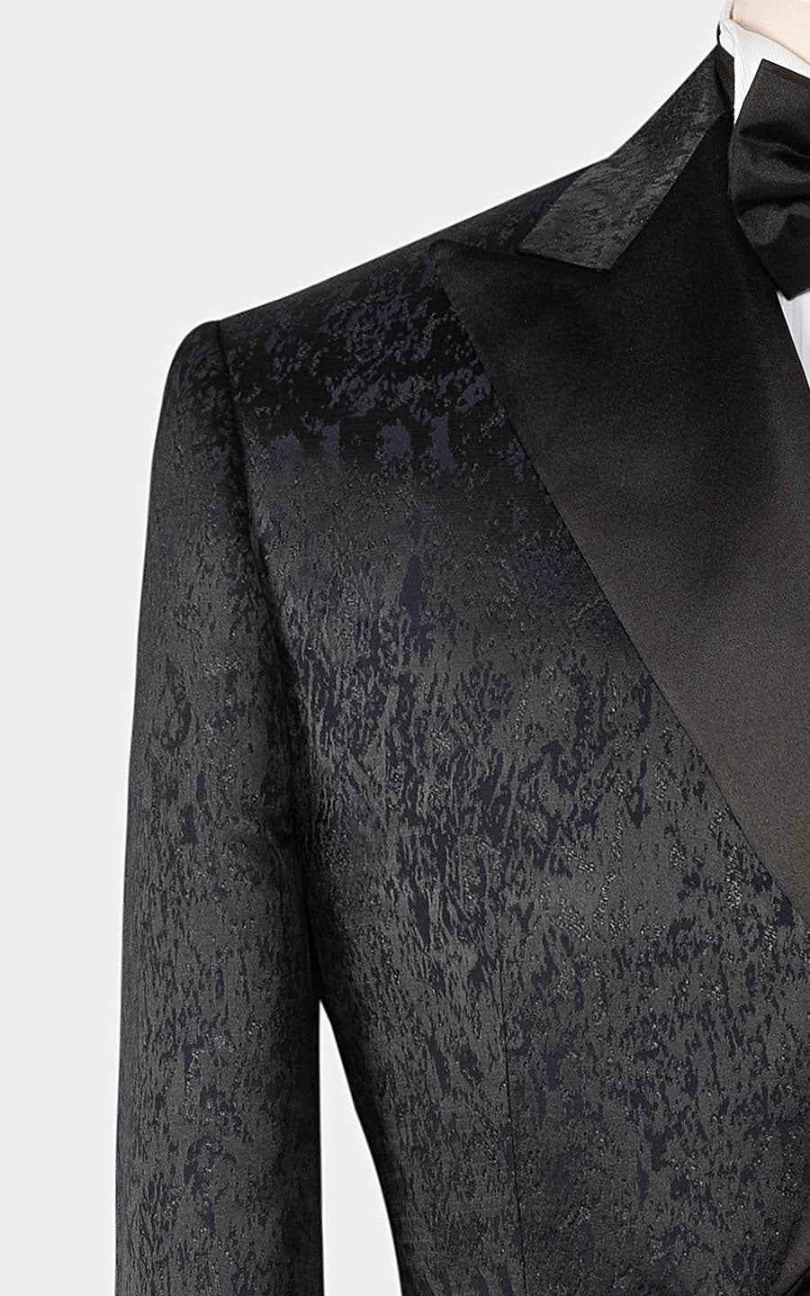Custom Wool Jacquard Suit Jacket