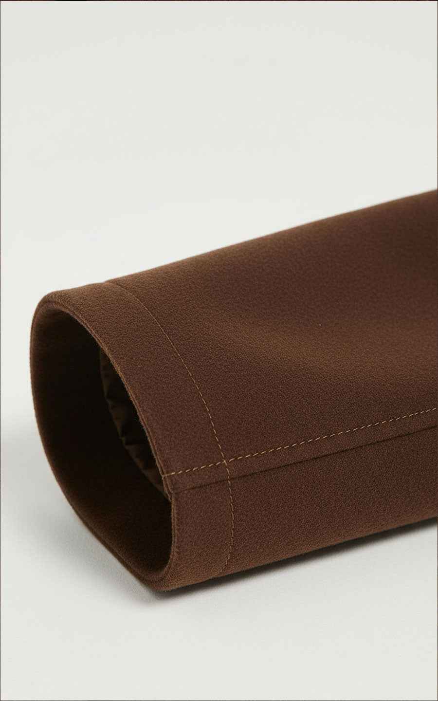 Brown Wool Co-ord Set - Jacket & Skirt | Modern Style