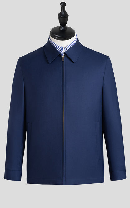 Navy Blue Professional Custom Business Men administrative Jacket for