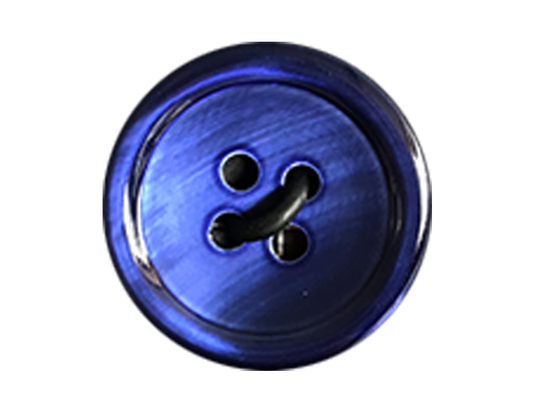 蓝色贝壳扣